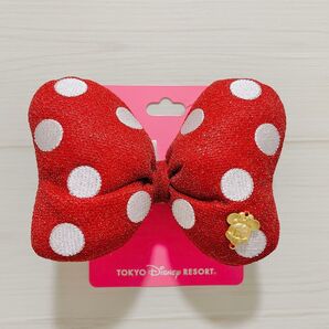 TDR ディズニー ミニー 水玉 リボン ヘアゴム 大 未使用