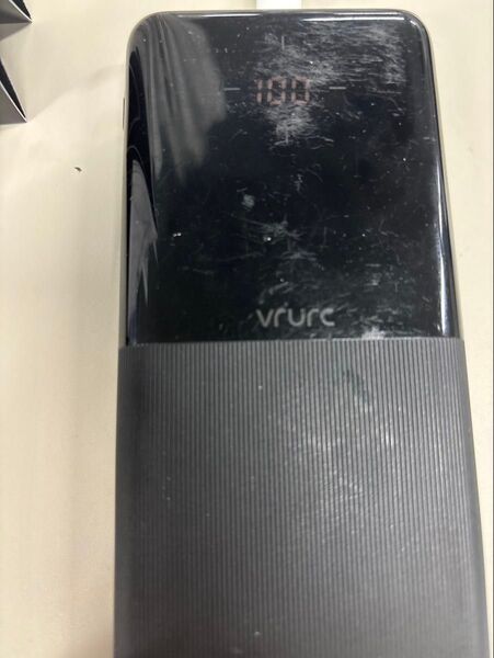 VRUEC モバイルバッテリー 10,000mAh 残電量表示 ブラック