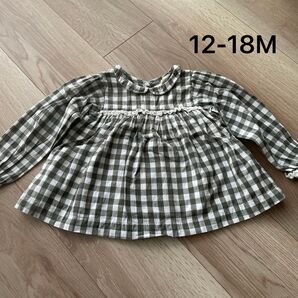 little cotton closes リトルコットンクローズ ブラウス 女の子12-18m