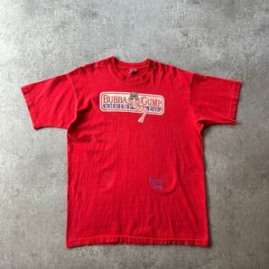 90s フォレストガンプ 映画tシャツ USA製 レッド bubba gump