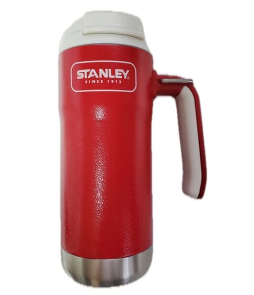 完売スタバ STANLEY タンブラー グリップハンドルステンレスタンブラーSTANLEY レッド473ml