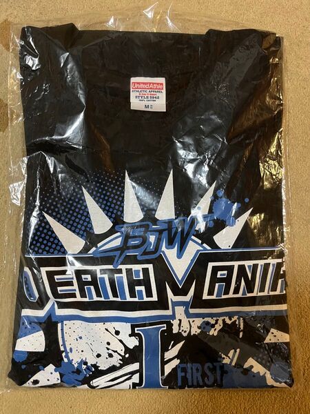 大日本プロレスBJW DEATH MANIA I FIRST Tシャツ 黒 Mサイズ 新品未使用