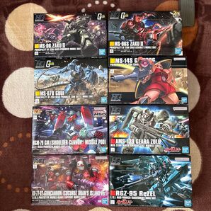 ガンプラ HGUC 未組立 8個セット