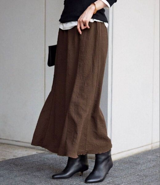 SLOBE IENA スローブイエナ PEシャーリングフレアスカート