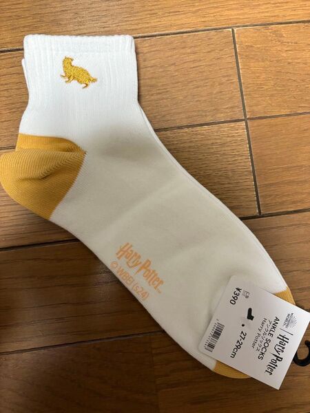 ハリーポッター GU コラボ アンクルソックス 27-29cm ハッフルパフ 靴下