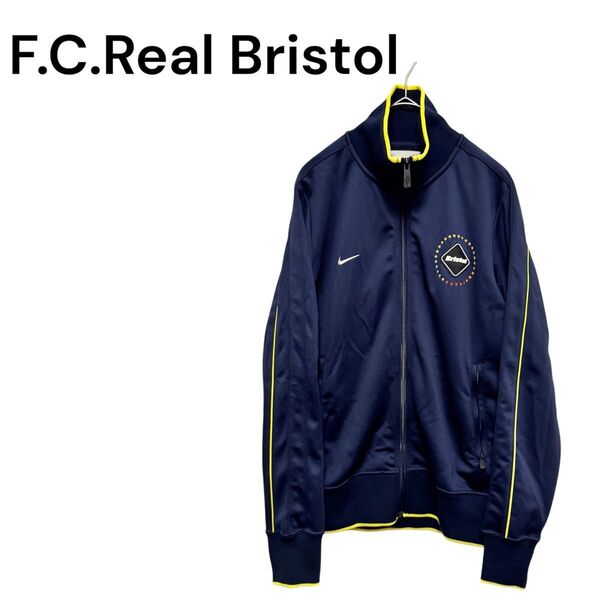 【美品】F.C.Real Bristol レアルブリストル ネイビー トラックジャケット S