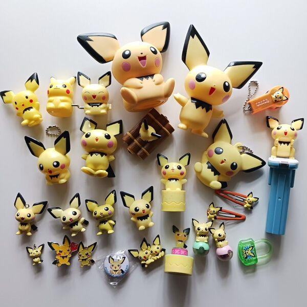 ポケモン 小さな ピチュー がいっぱい まとめ売り 初期 ぬいぐるみ マスコット ソフビ おもちゃ すくい人形