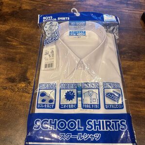 新品未使用 ワイシャツ 中学校 高校 男子用学生服 制服 形態安定 半袖