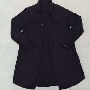 niko and… ニコアンド シャツワンピース ネイビー Mサイズ 綿100%