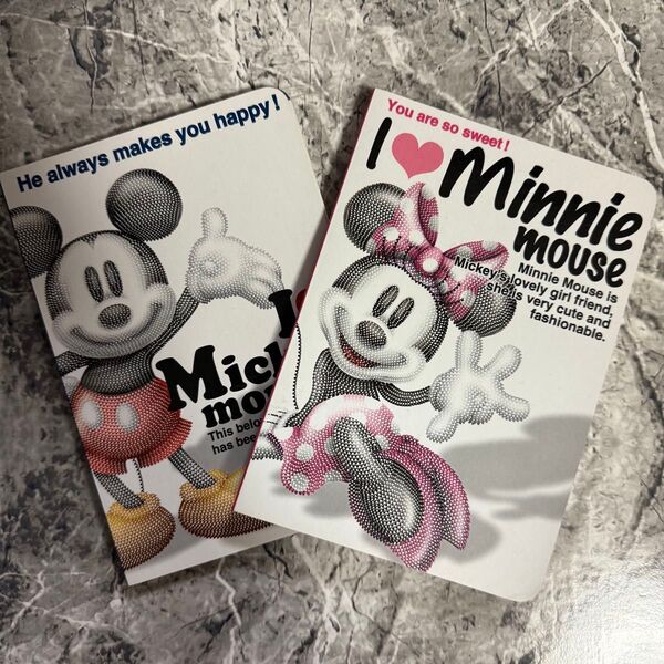 Disneyグッズ ミッキー&ミニー メモ帳セット