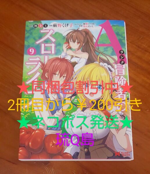 ★1.3cm★ Aランク冒険者のスローライフ 9 漫画/蕨野くげ子 原作/錬金王 キャラクター原案/加藤いつわ/葉山えいし
