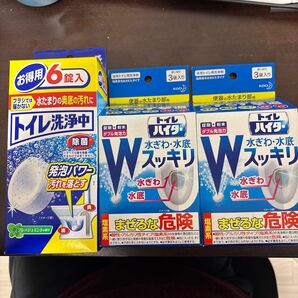 トイレハイター 水洗トイレ用洗浄剤 トイレ洗浄中 水洗トイレの便器の底
