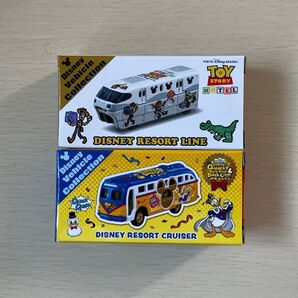 新品・未開封 ディズニーヴィークルコレクション リゾートライン&クルーザー 2個セット