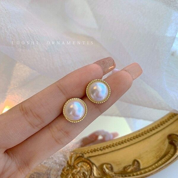 イヤリング シンプル パーティー 結婚式 卒業式 入学式 上品 パール風