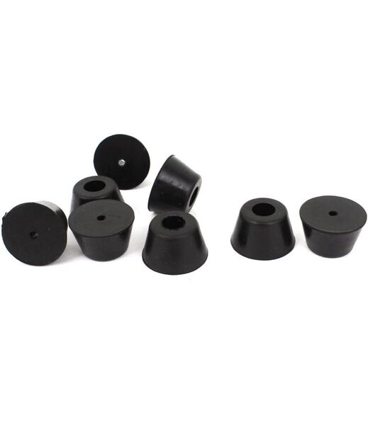 椅子足キャップ イス キズ・騒音防止ゴム 25mmx15mm 8個