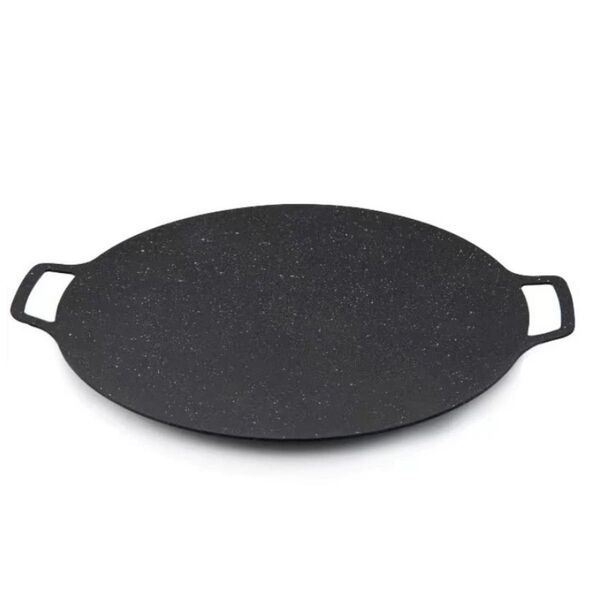 ★CHANODUG OUTDOOR★マルチラウンドグリルパン★Lサイズ 38cm★鉄板プレート★グリルプレート★収納ケース付き★