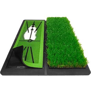 GolfStyle ゴルフマット ゴルフ 練習 マット 2WAY カスタマイズ可能 折りたたみ 持ち運び ゴムマット 素振り