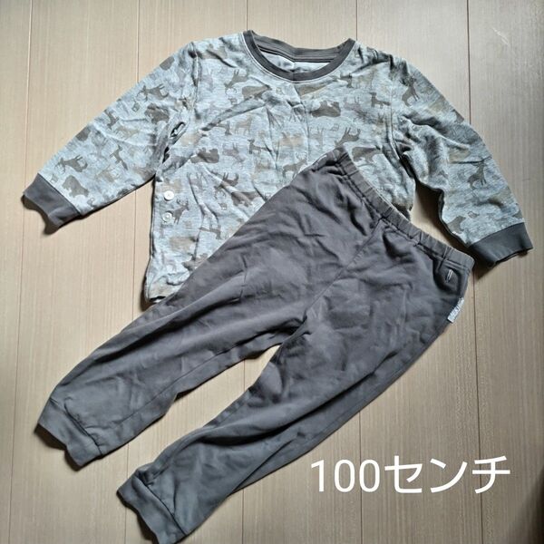 ユニクロ 長袖パジャマ 長袖 100センチ