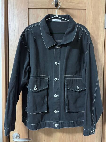 NYLAUS ナイラス デニムジャケット 黒 ブラック L JACKET アウター