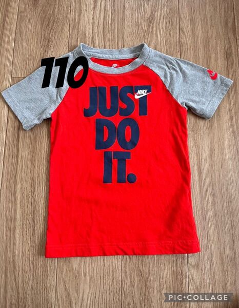NIKE ナイキ ロゴTシャツ 110 レッド