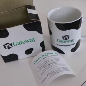 ゲートウェイ マグカップ カウ柄 牛柄 未使用品 企業物