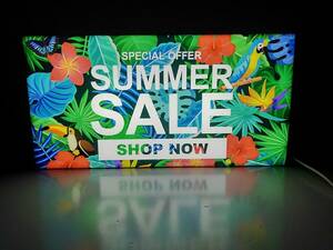 [ order free ] summer sale ④ store bargain sale cheap sale compilation customer .. appeal eminent lighting signboard ornament miscellaneous goods light BOX illumination signboard lightning signboard 
