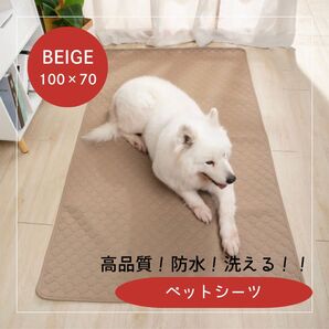 ペットシーツ トイレシート 100×70 XLサイズ ペットマット 犬 猫 洗える 防水 吸水 ペット用品 ゲージ 車内