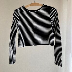 ボーダー カットソー