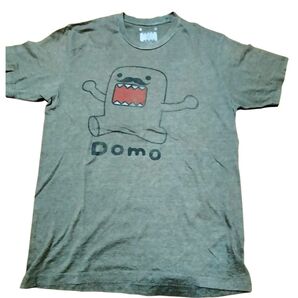 どーもくん Domo プリントTシャツ カーキ Lサイズ