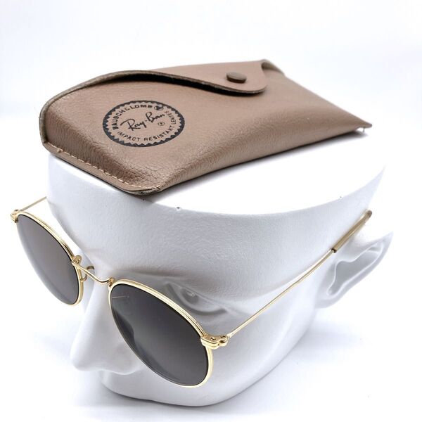 ■極美品■ Ray-Ban レイバン W0603 B&L ボシュロム ヴィンテージ USA サングラス ゴールド系×クリア系
