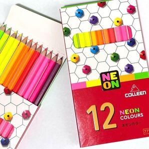 コーリン 色鉛筆 ネオンカラー 12色