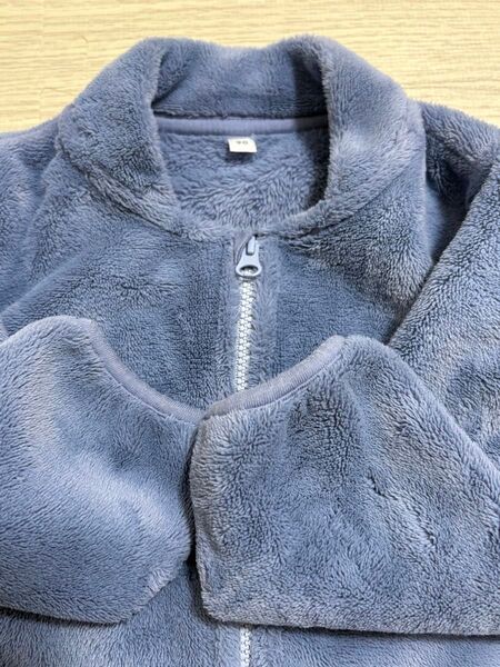 【無印】着る毛布 90 ブルー もふもふ フリース