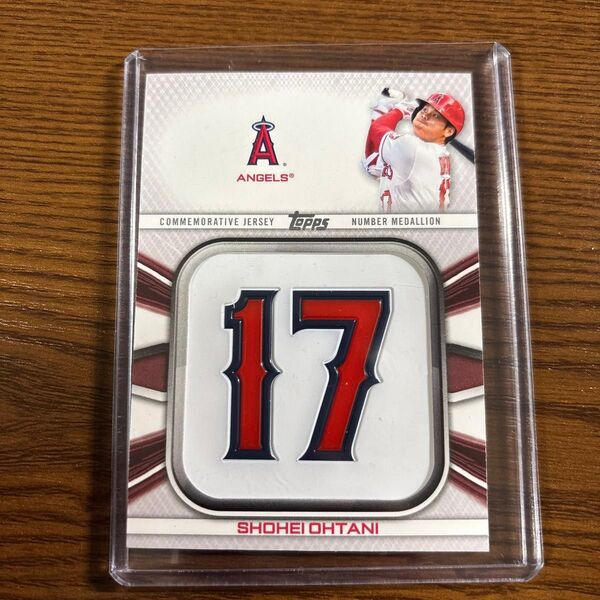 大谷翔平 エンゼルス Topps ジャージー ナンバー メダリオン カード