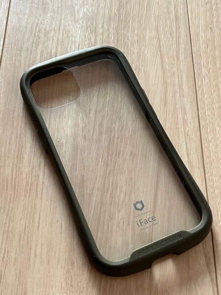 iFace Reflection iPhone14ケース クリア/カーキ