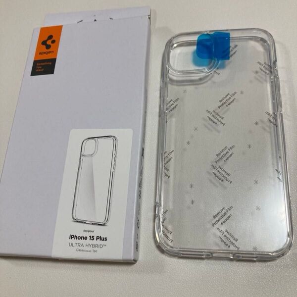 Spigen iPhone 15 Plus ケース クリア ウルトラ・ハイブリッド ACS06653 (クリスタル・クリア)