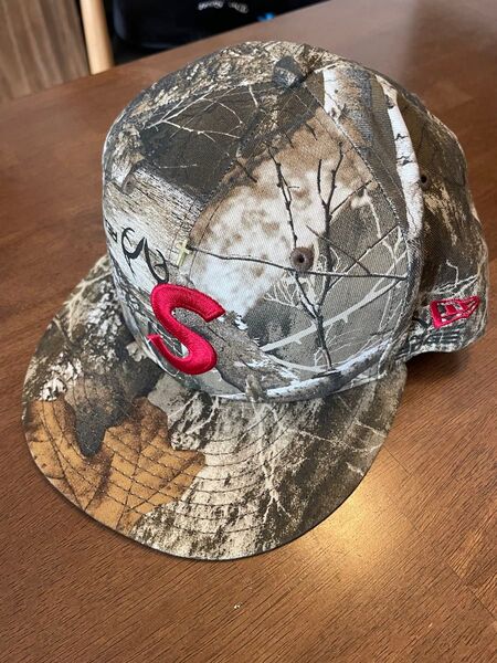 Supreme Gold Cross S Logo New Era 7 5/8