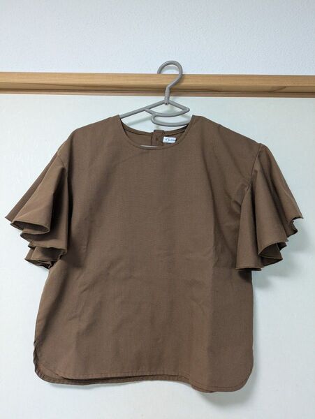 グローバルワーク キッズ XL ブラウス ブラウン