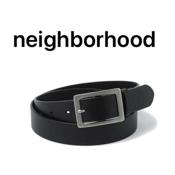 LEATHER WIDE BELT / BLACK (251PKNH-AC02)
