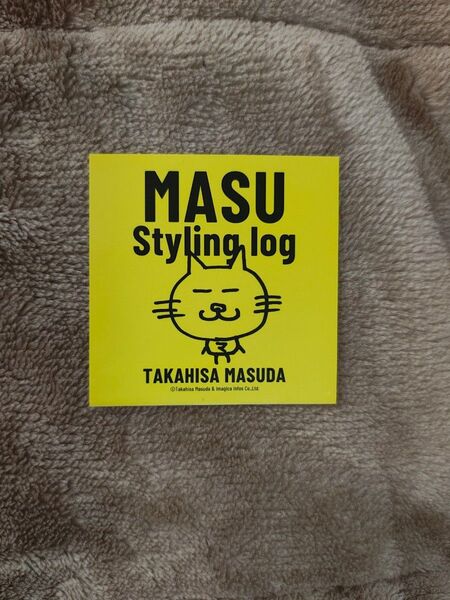 MASU Styling log ネコますステッカー 増田貴久 ★期間限定値下げ中
