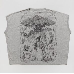 Tシャツ ヒグチユウコ スリーブレスワイドまぼろしのどうぶつ フリーサイズ ワイドTシャツ 新品