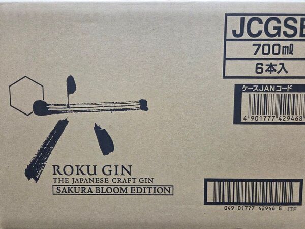 【送料込&完全新品未開封】ROKU〈六〉SAKURA BLOOM EDITION 700ml × 6本【専用カートン付】