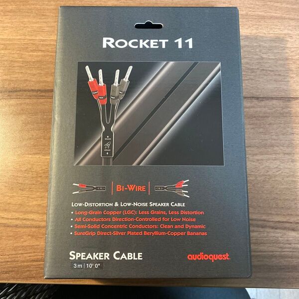 audioquest Rocket 11 スピーカーケーブル 3m BI-WIRE