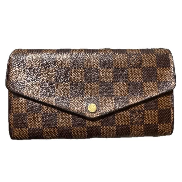 ルイヴィトン ダミエ 長財布 ポルトフォイユサラ LOUIS VUITTON ポルトフォイユ サラ エベヌ N63209
