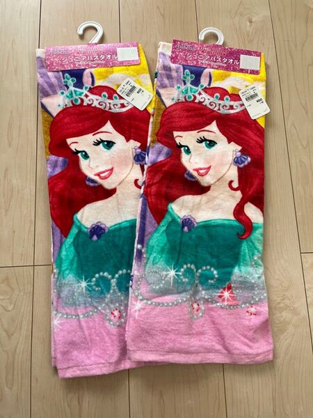 新品 ジュニアバスタオル ディズニー プリンセス