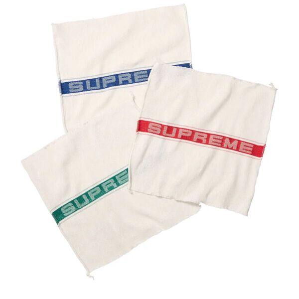 【未開封】Supreme Shop Towel (Set of 3) "Multi"