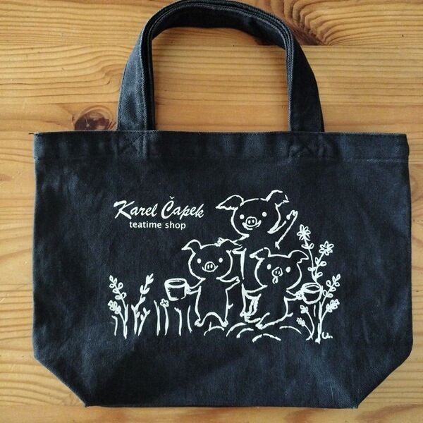 Karel apek カレルチャペック紅茶店 3匹のこぶた トートバッグ