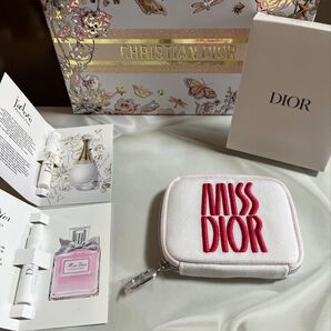 新品・未使用★ディオール Miss Dior ノベルティ トワレ3本&ポーチ★おまけ付き