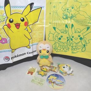 【新品保管】モクローのポンチョを着たピカチュウ&Pokmon Petit ジラーチ その他