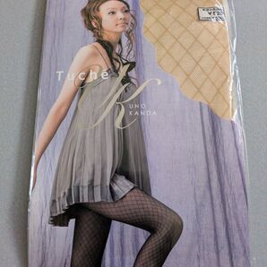 Tuch M-L ストッキング ベージュ ダイヤ柄 神田うの グンゼ GUNZE 未使用