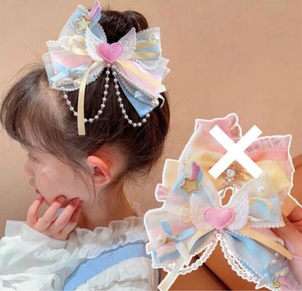 キラキラヘアクリップ しなこちゃん プリキュア リボン